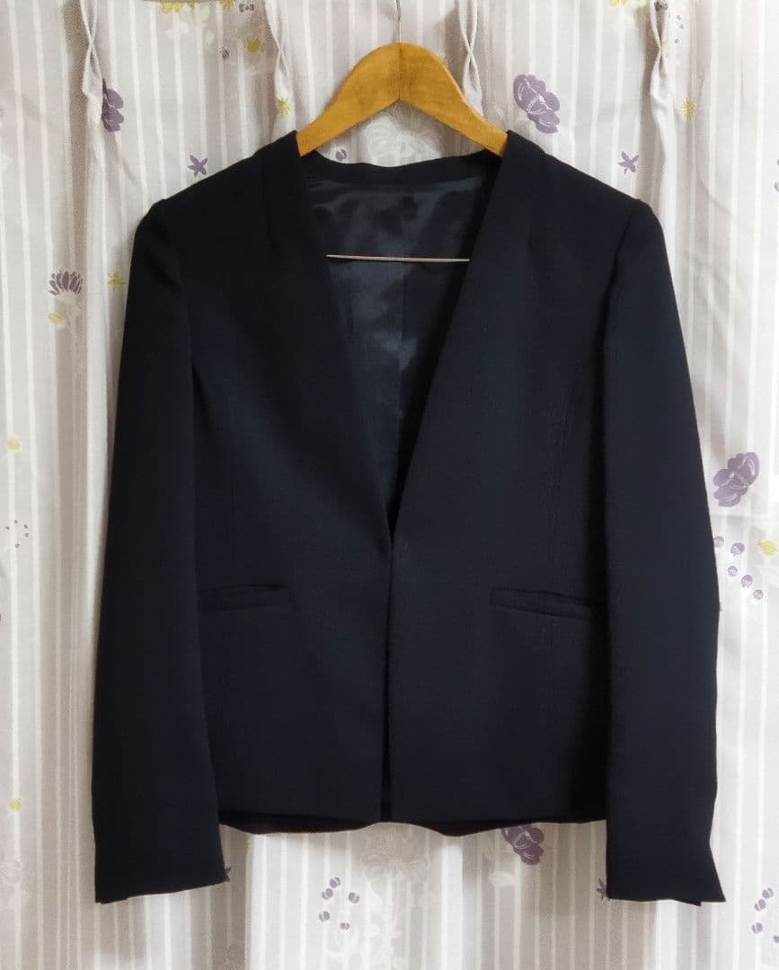 green label relaxing ネイビーパンツスーツ上下