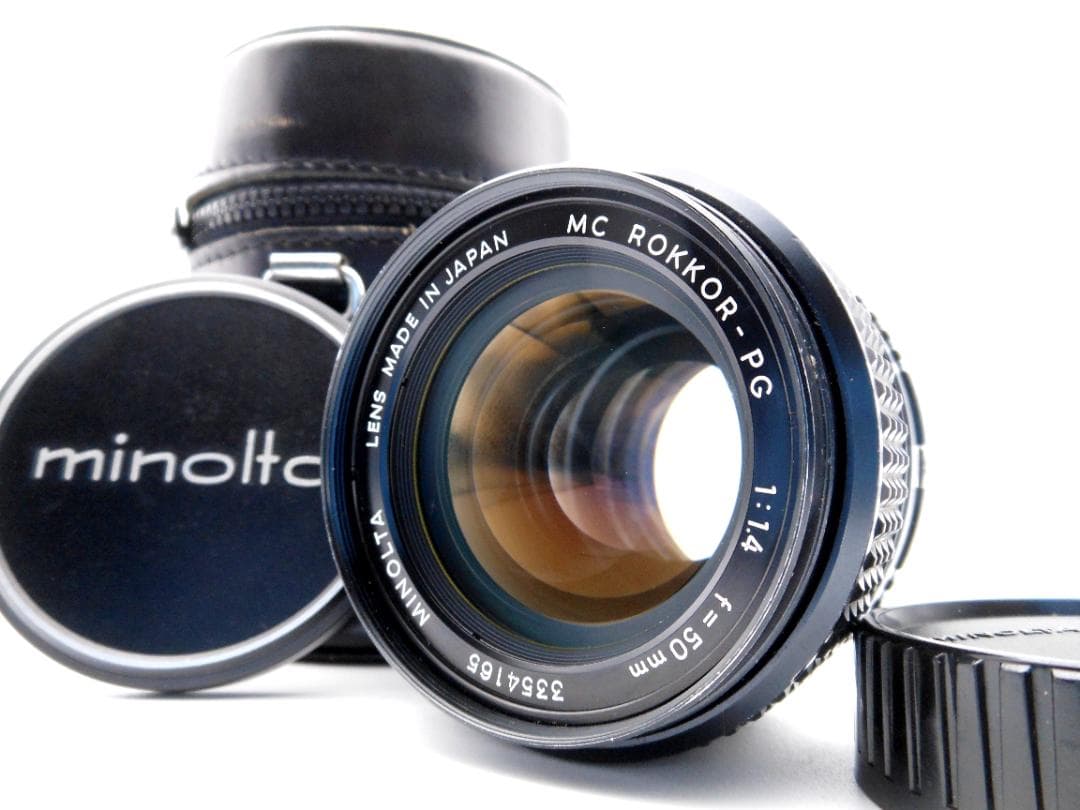 【ケース付】ミノルタ MC ロッコール PG 50mm F/1.4 SRマウント