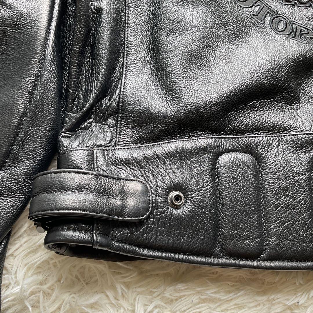 人気✨ハーレーダビッドソン　レザージャケット　シングルライダース　スカル　XL