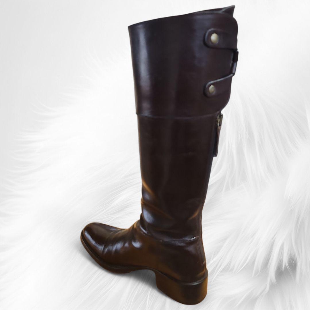 SARTOREサルトル ロングブーツ ジョッキーダークブラウン 351/2 箱付