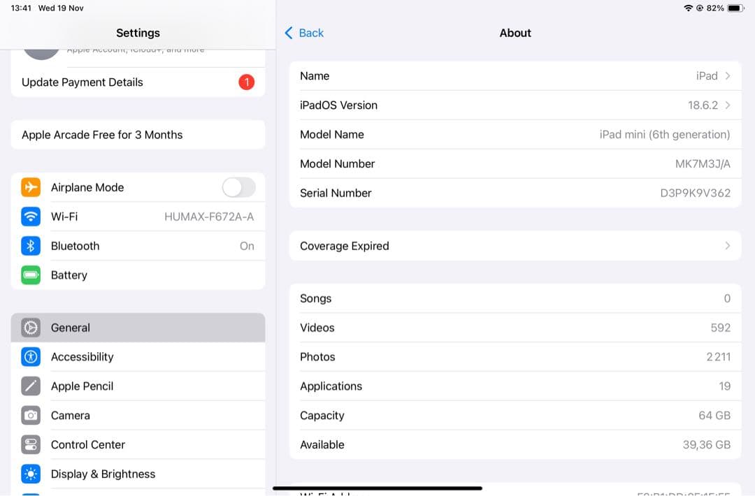 Apple iPad グレー 本体 + Apple Pencil