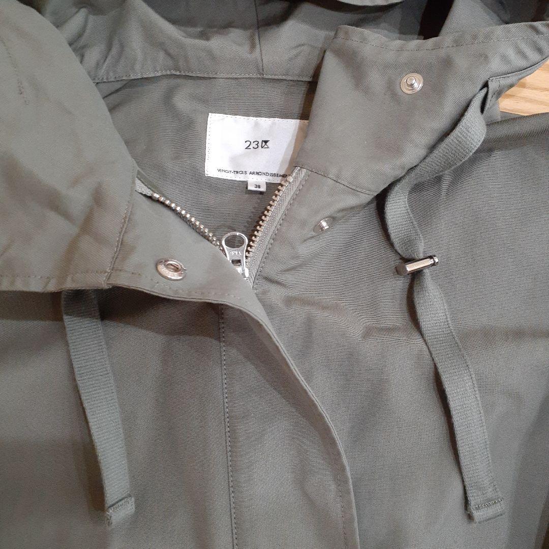 23区　ミリタリージャケット　マウンテンパーカー　オリーブ