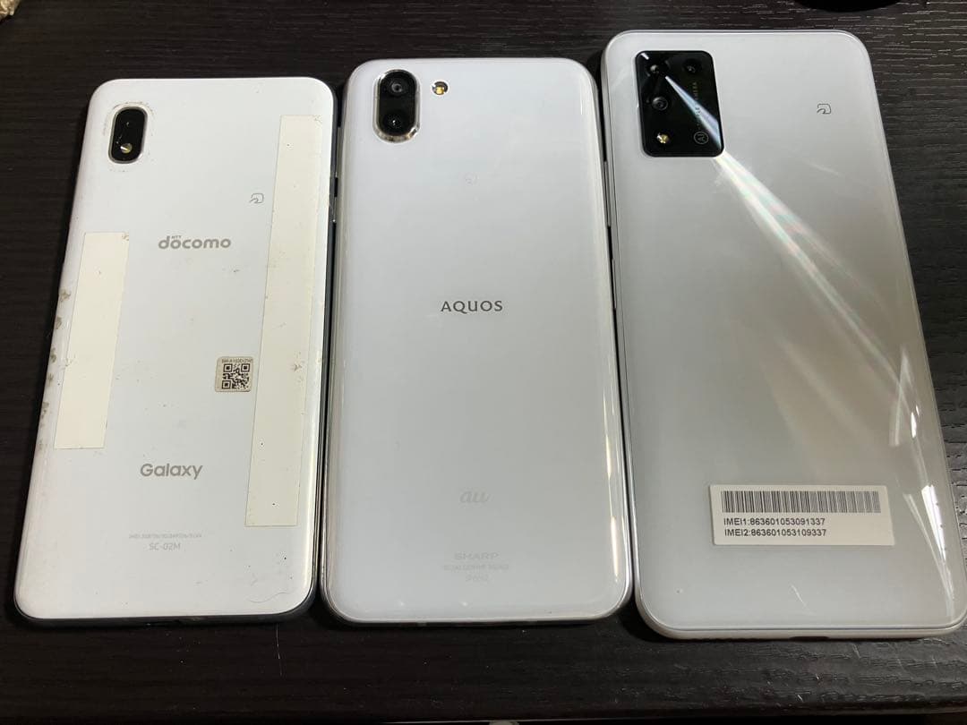 SC-02M SHV42 A103ZT 本体 3端末 セット K43