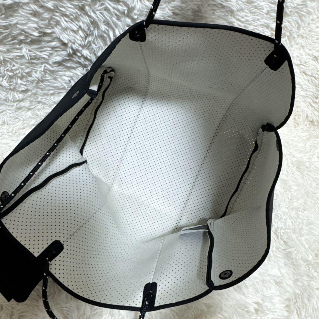 美品✨ ステイトオブエスケープ エスケープトート バイカラー 大容量 黒 白