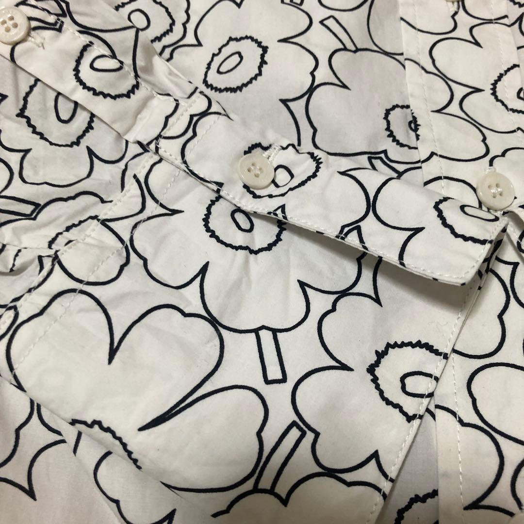 う*ち様 marimekko マリメッコ　総柄シャツ　ウニッコ