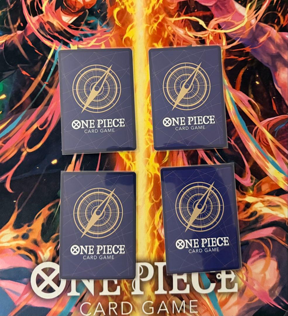 ワンピースカード 学園ルフィ 4枚セット