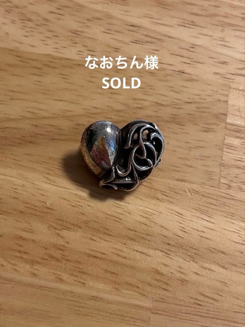 CHROME HEARTS クロムハーツ　ハートヘアゴム