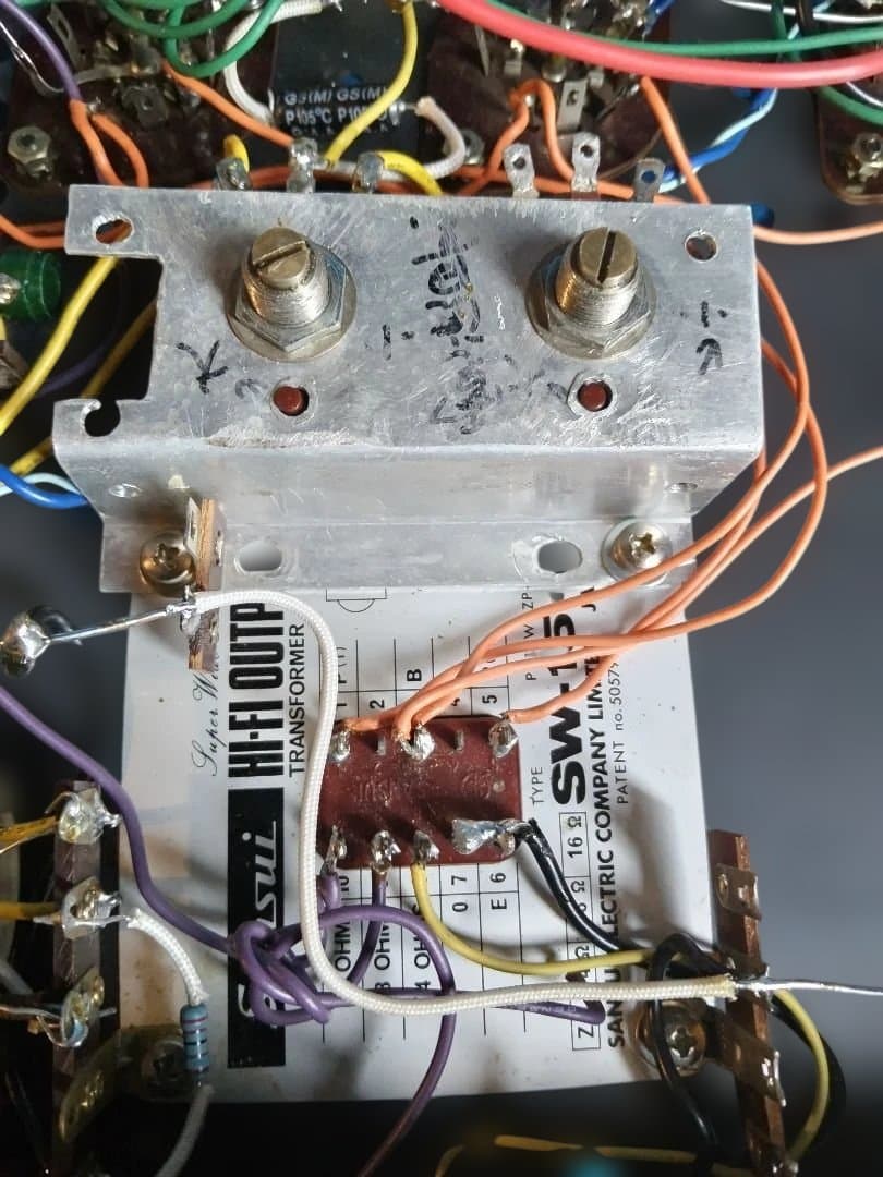 真空管アンプ 本体 6 B Q5 メインアンプ 動作品の出品です。