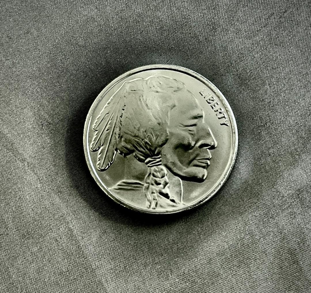 1オンス アメリカ シルバー バッファロー ラウンド 9.9999 silver