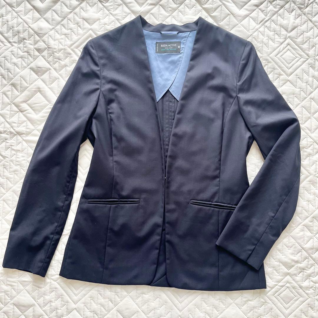 green label relaxing REDA ノーカラー セットアップ38