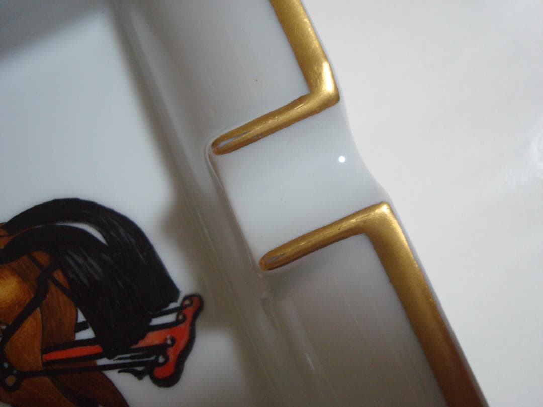 エルメス　HERMES　ビンテージ　灰皿　アッシュトレイ　馬