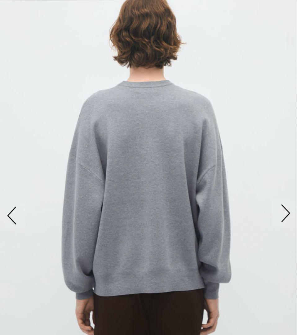 CABaN ミントグリーン コットンカシミヤ　クルーネックプルオーバー　S