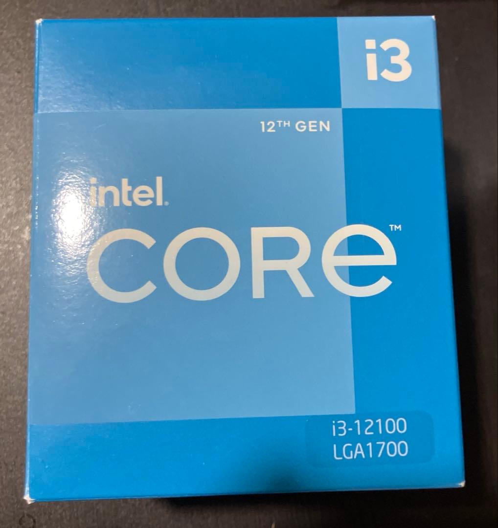 Intel Core i3 12100　第12世代 LGA1700