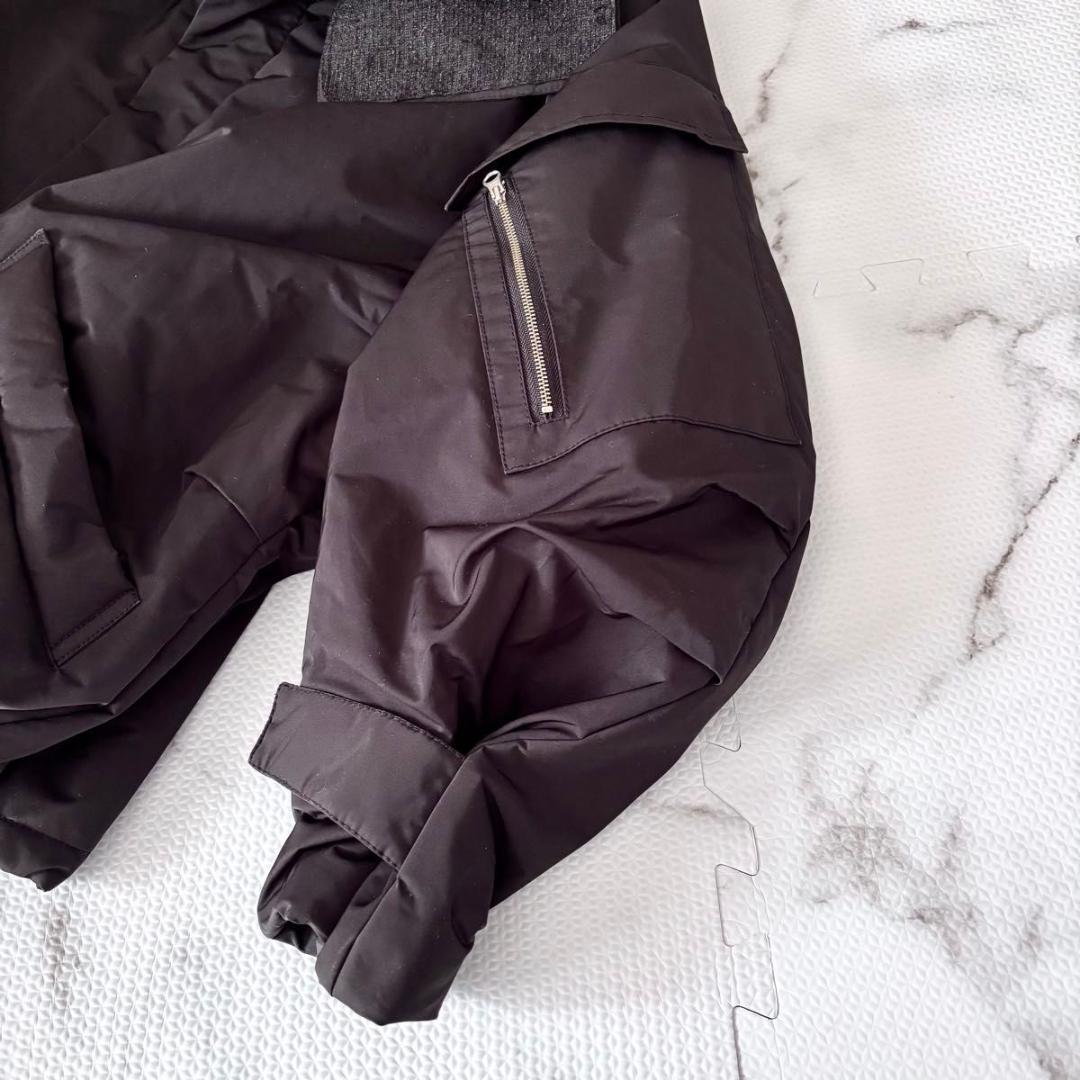 Knuth Marf クヌースマーフ スタンドカラーダウンジャケット　ブラック