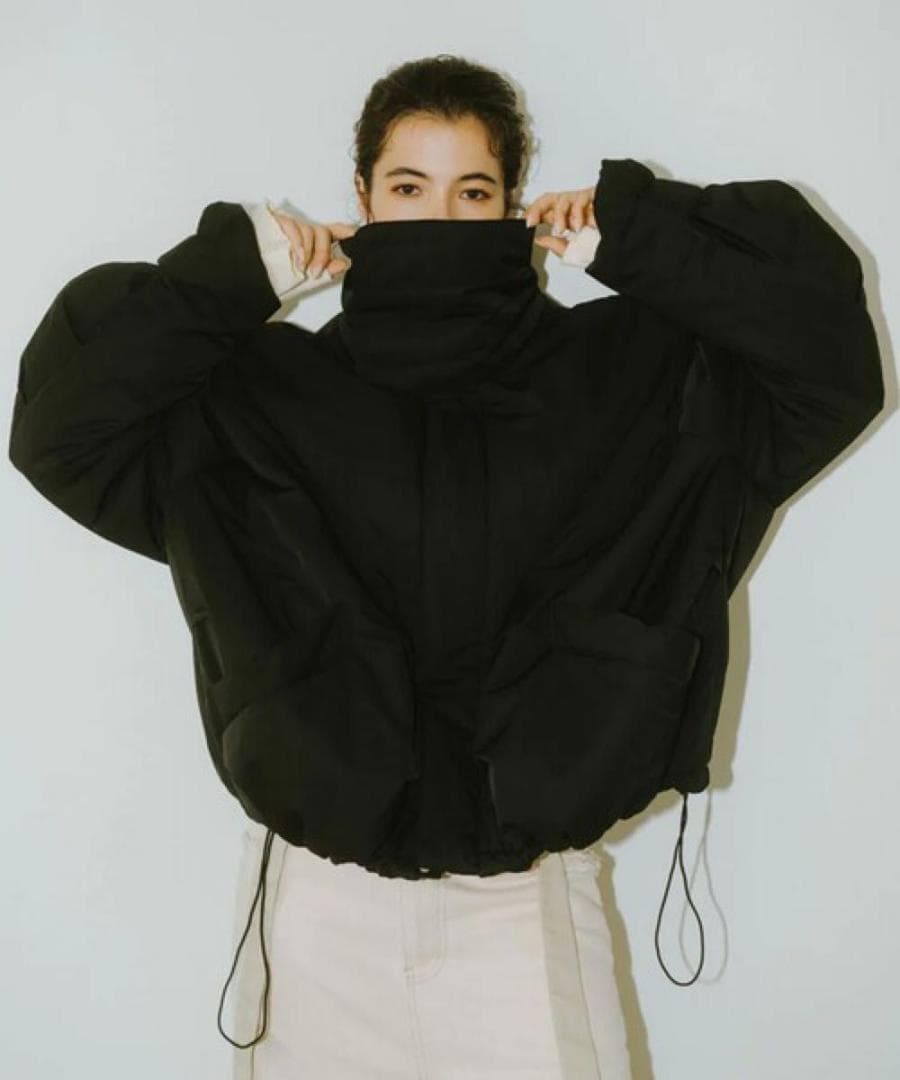 Knuth Marf クヌースマーフ スタンドカラーダウンジャケット　ブラック