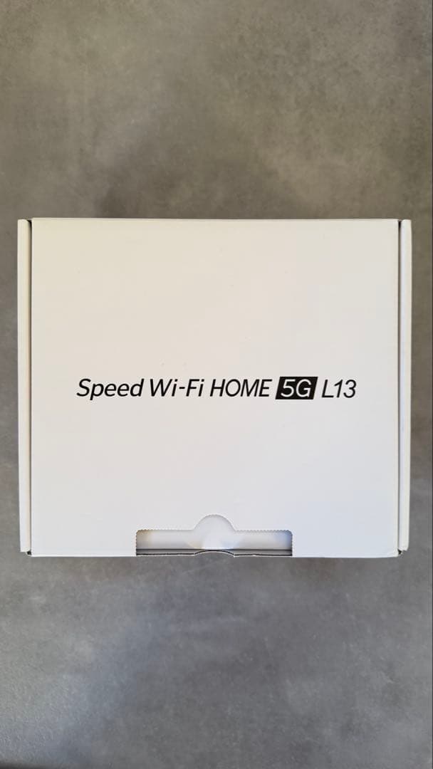 ZTE Speed Wi-Fi  5G L13 ホワイト本体と付属品
