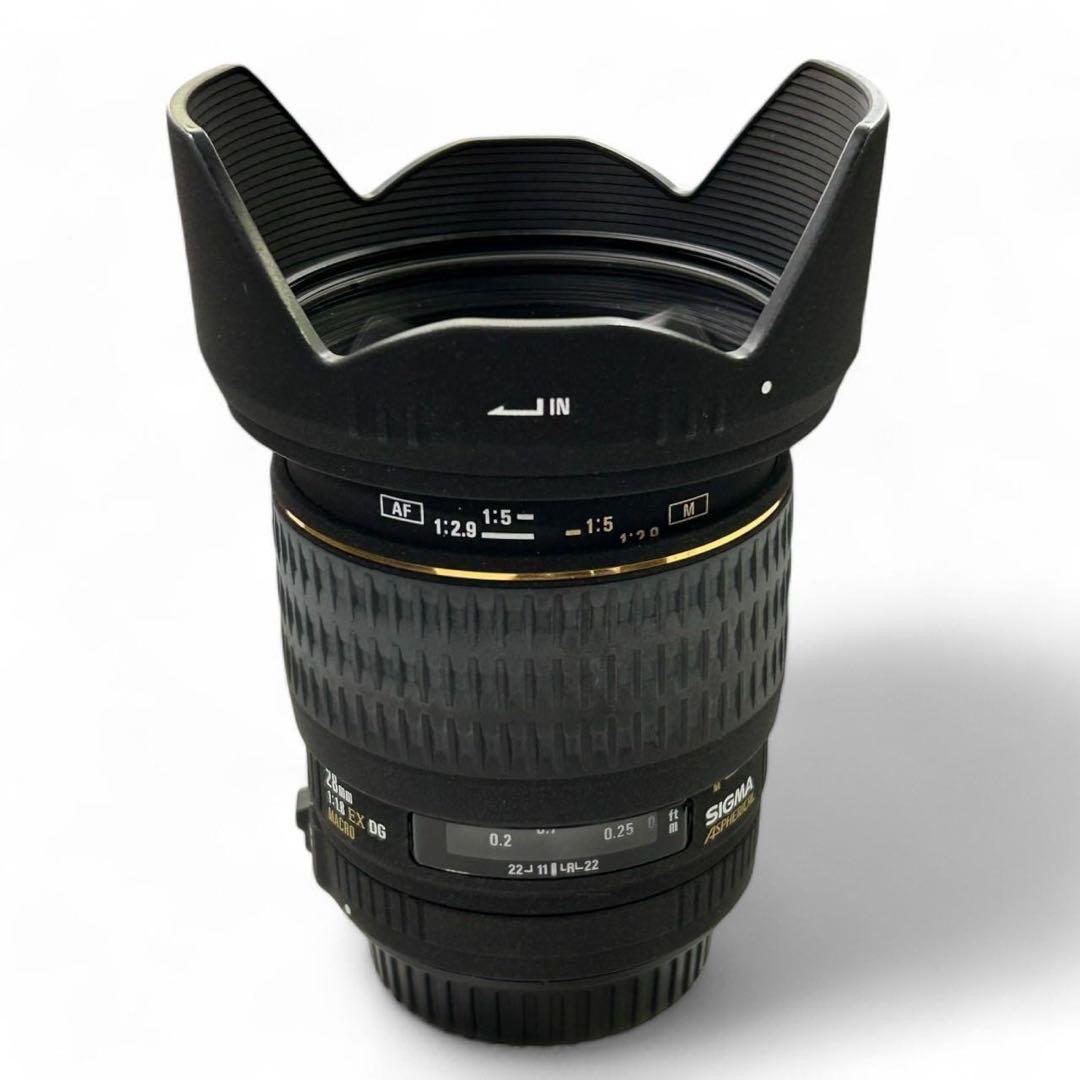 シグマ 28mm F1.8 EX DG ASPHERICALMACROキャノン用