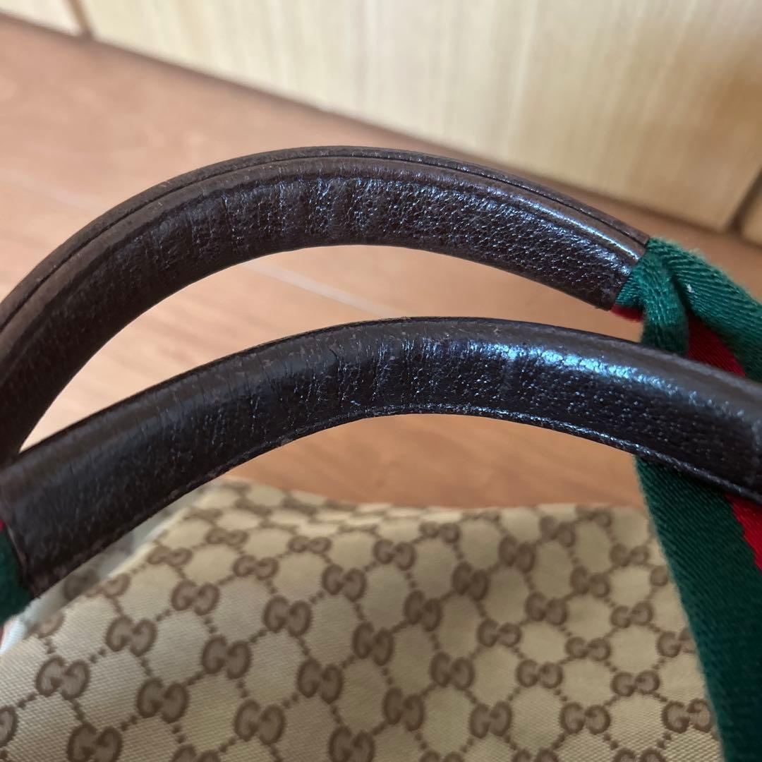 Gucci GGキャンバス　トートバッグ　マザーズバッグ