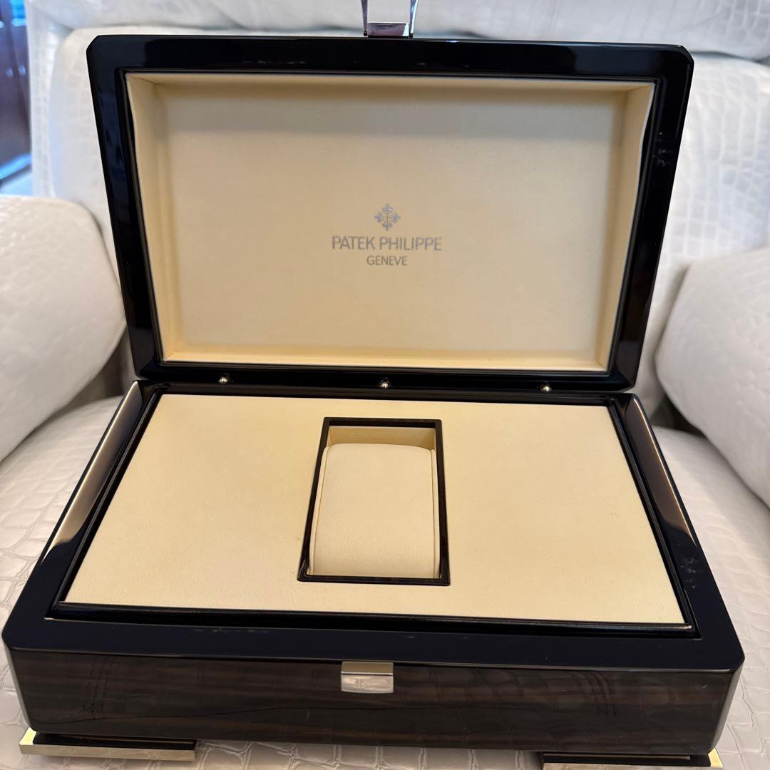 パテックフリップダークブラウン 木製時計収納ボックス