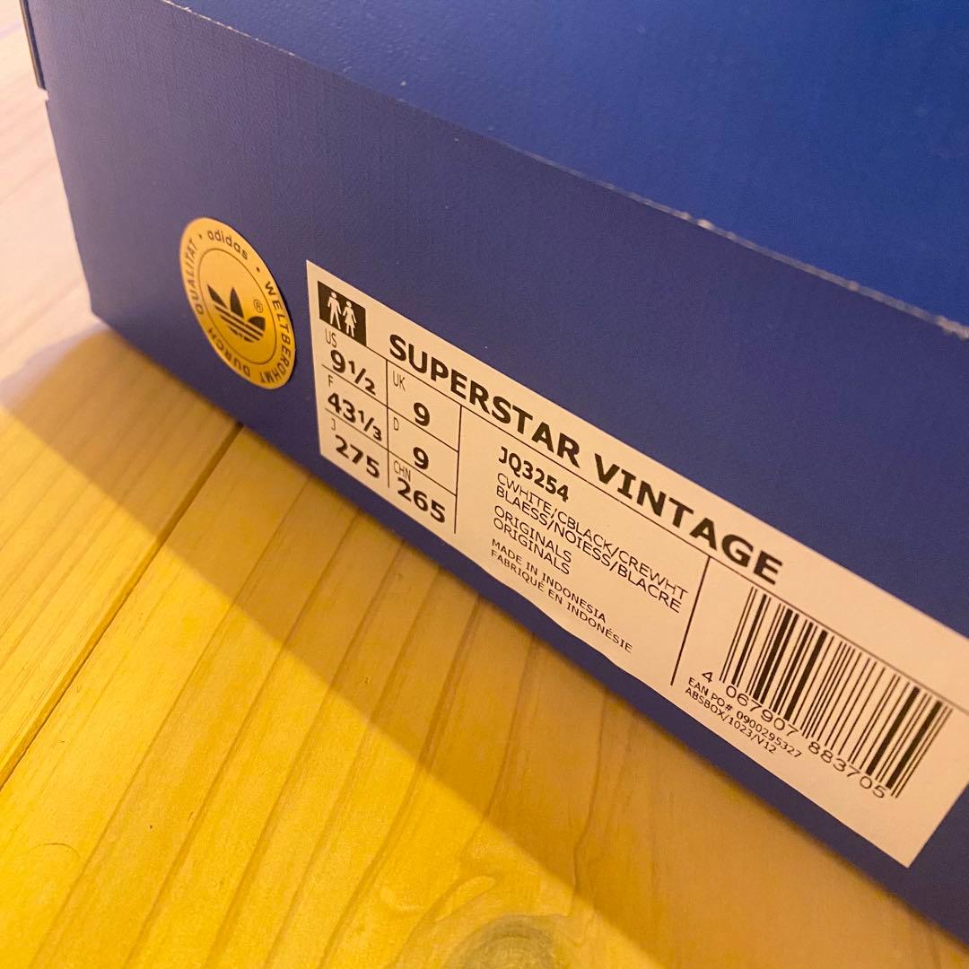 靴 adidas SUPERSTAR VINTAGE JQ3254