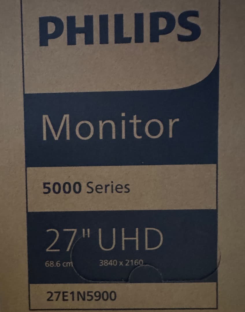 PHILIPS フィリップス 27E1N5900E 27インチ 4K モニター