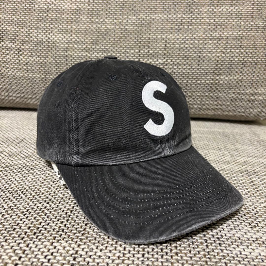 Supreme ブラックキャップ Sロゴ　25ss