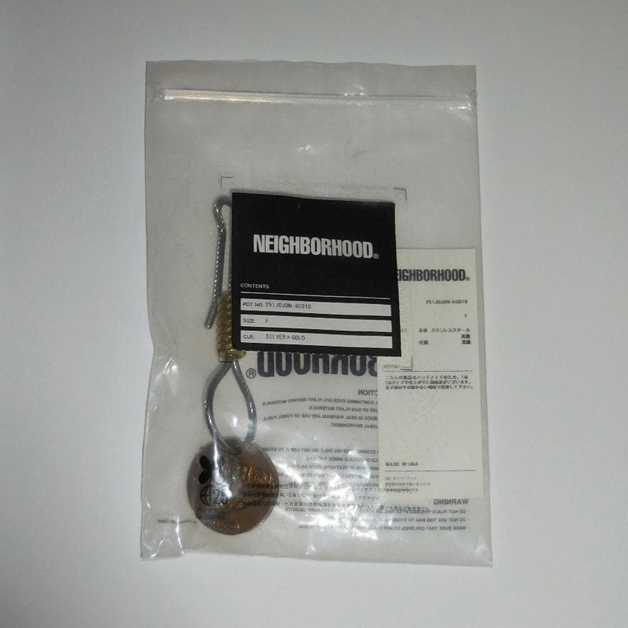 DSMG限定 ネイバーフッド ジェフデッカー キーフック シルバー×ゴールド