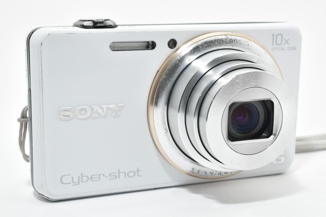 良品)Sony CyberShot　DSC-WX100ホワイト　デジカメ#695