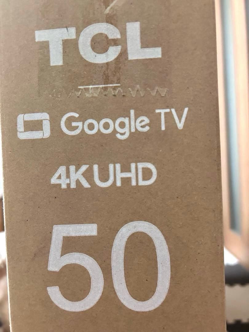 TCL 大画面50V型 4K HDRチューナーレススマートテレビ 液晶テレビ