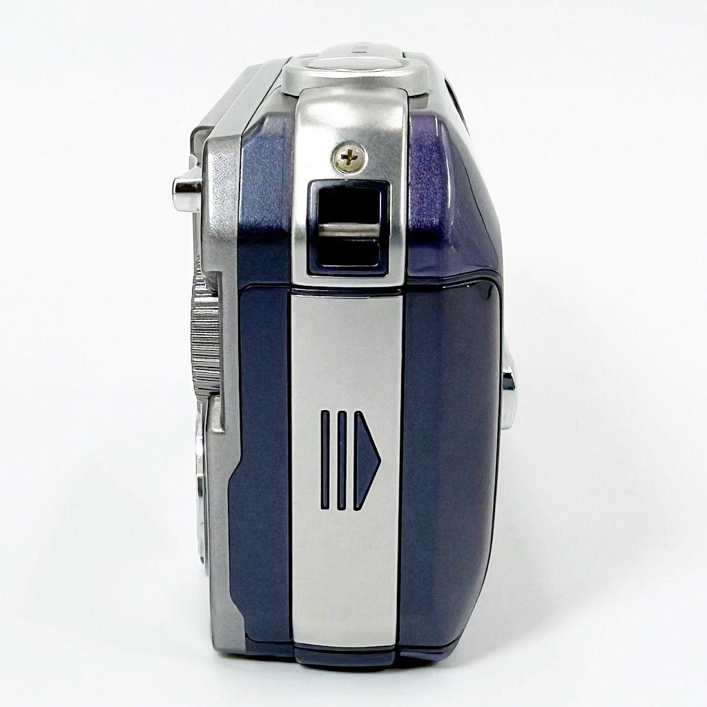 【美品】オリンパス μ DIGITAL 800 ダークブルー コンデジ カメラ