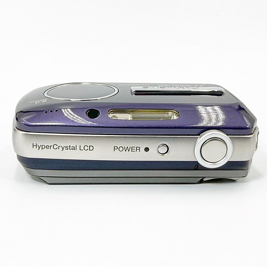 【美品】オリンパス μ DIGITAL 800 ダークブルー コンデジ カメラ