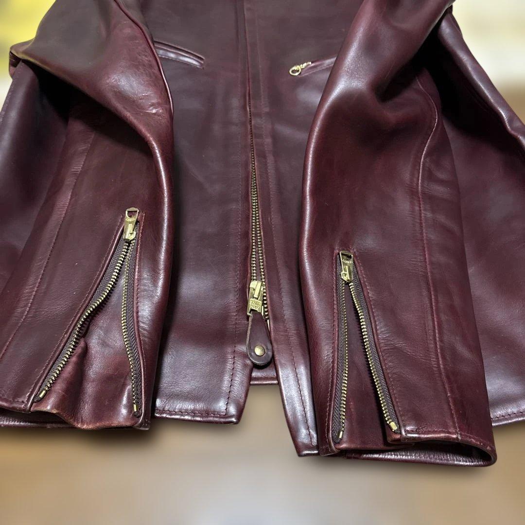 希少‼️美品‼️schottホーウィンレザー641SXX 40インチ　茶芯モデル