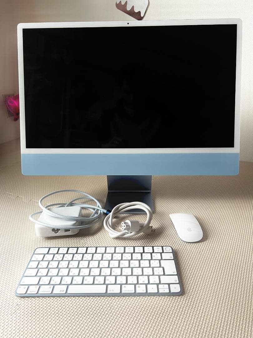 iMac 24インチ M1 8CPU/8GPU 16GB 512GB ブルー