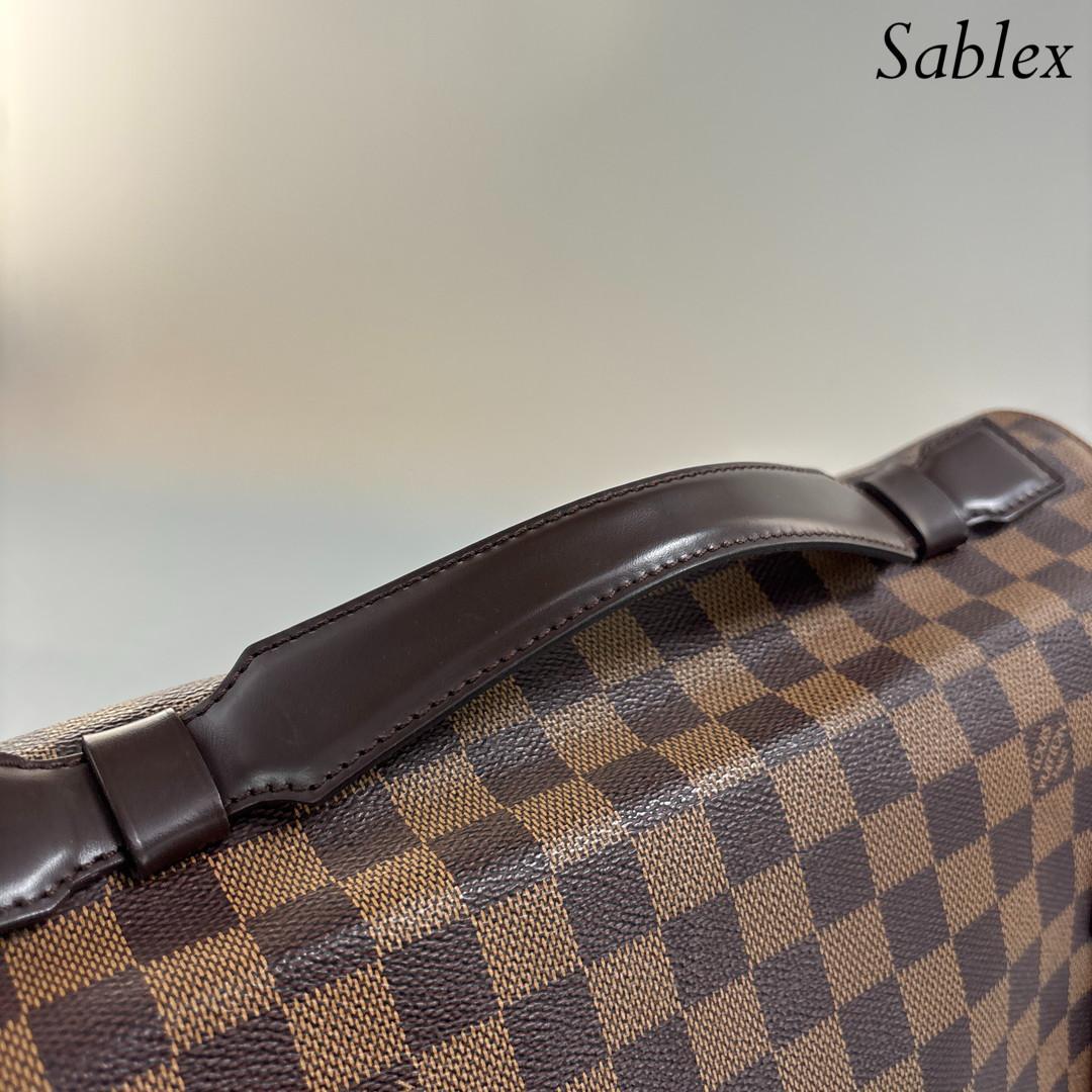 【超極美品】ルイヴィトン ダミエ エベヌ ブロードウェイ N42270 メンズ