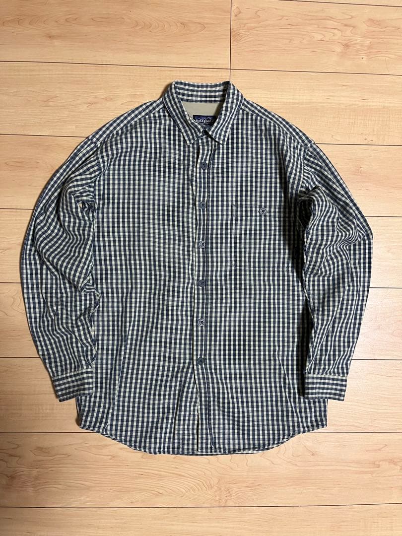 00s Patagonia オーガニックコットンシャツ　ルーマニア製