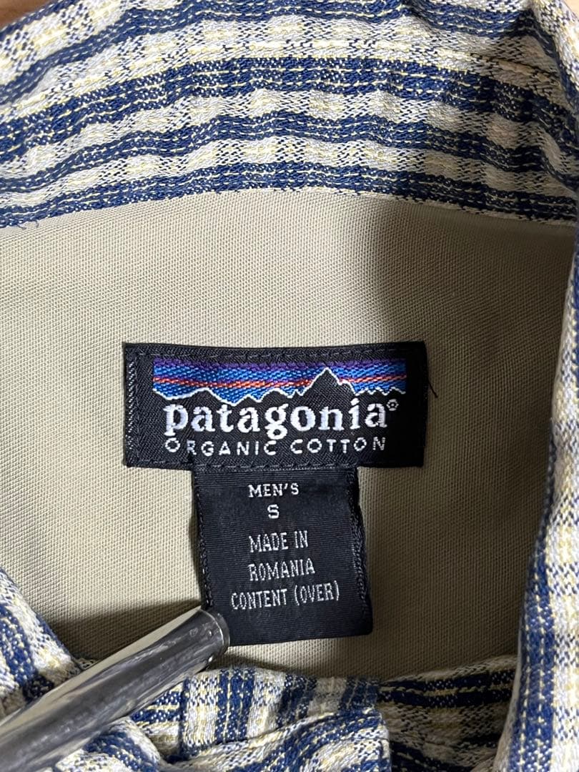 00s Patagonia オーガニックコットンシャツ　ルーマニア製