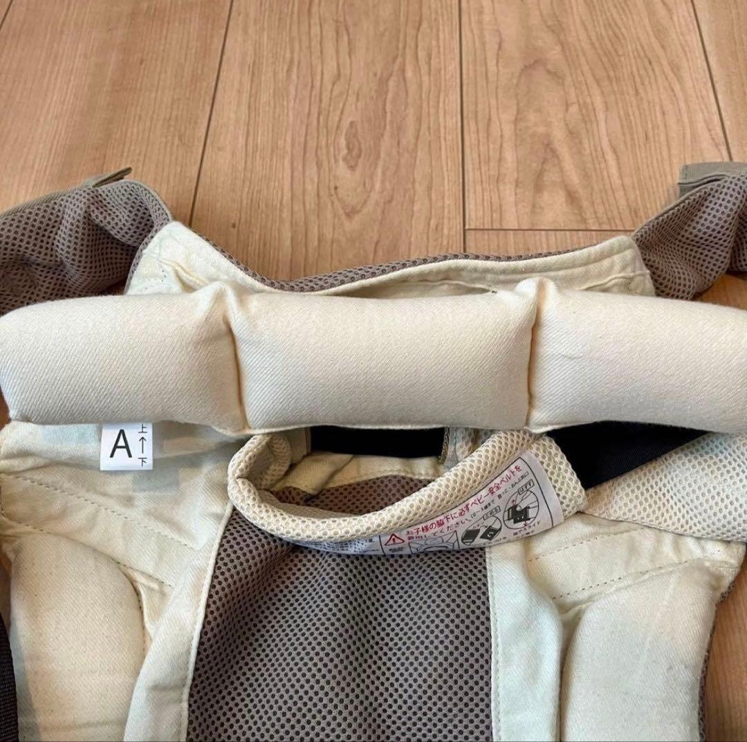 sun&beach 抱っこ紐OM-1 メッシュベージュ付属品付き