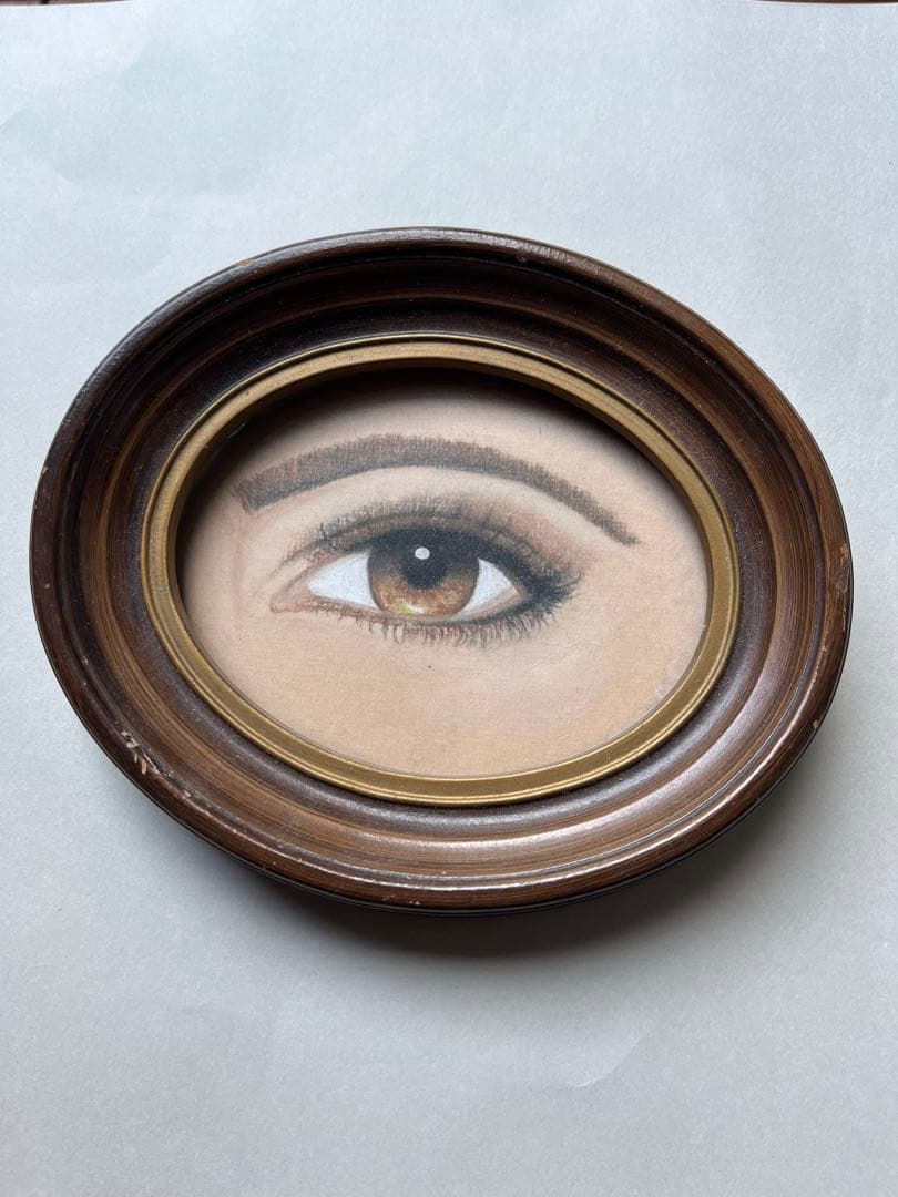 ヴィンテージ　絵画　目 シュルレアリスム　アート　オブジェ　インテリア
