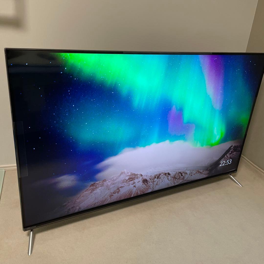 【美品】オリオン 50型 チューナーレススマートテレビ AEUD-50D