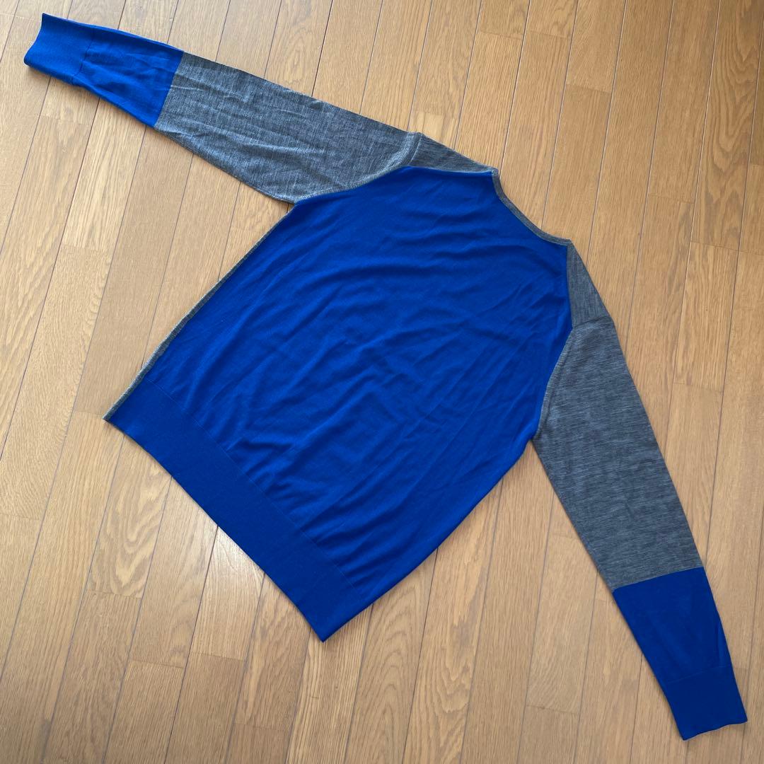 春も着れる美配色　ズッカ　イタリア製ニット　セーター