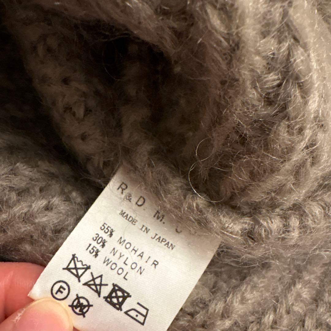 R&D.Ｍ.co Co オールドマンズテーラー　ニット　ブラウン　モカ