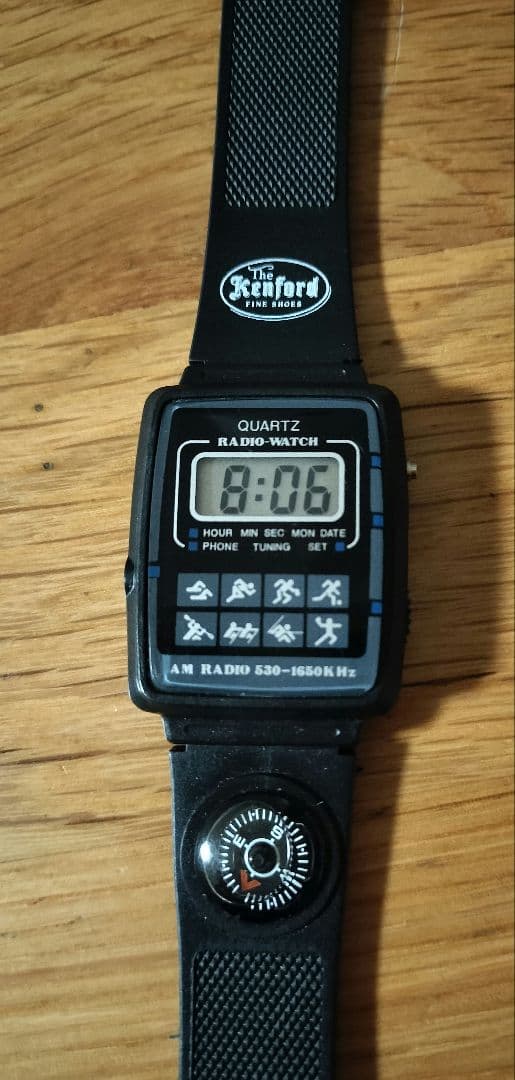 激レアThe Kenford Fineshoesクォーツ ラジオウォッチ