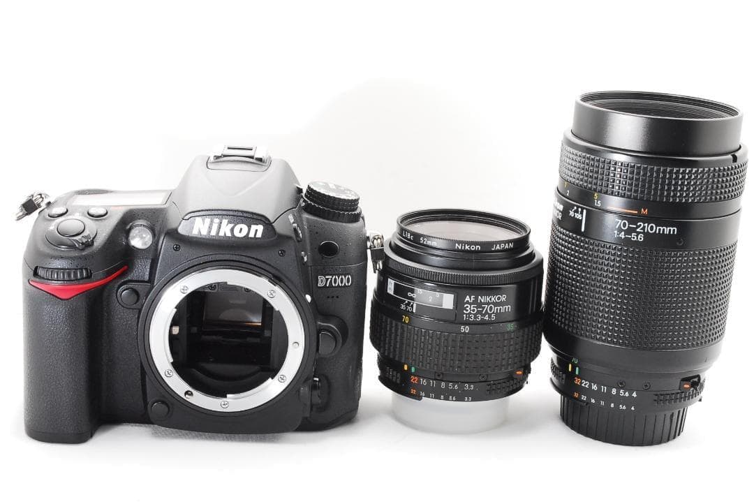 シャッター数6929回で極美品✨ Nikon D7000 ダブルレンズ