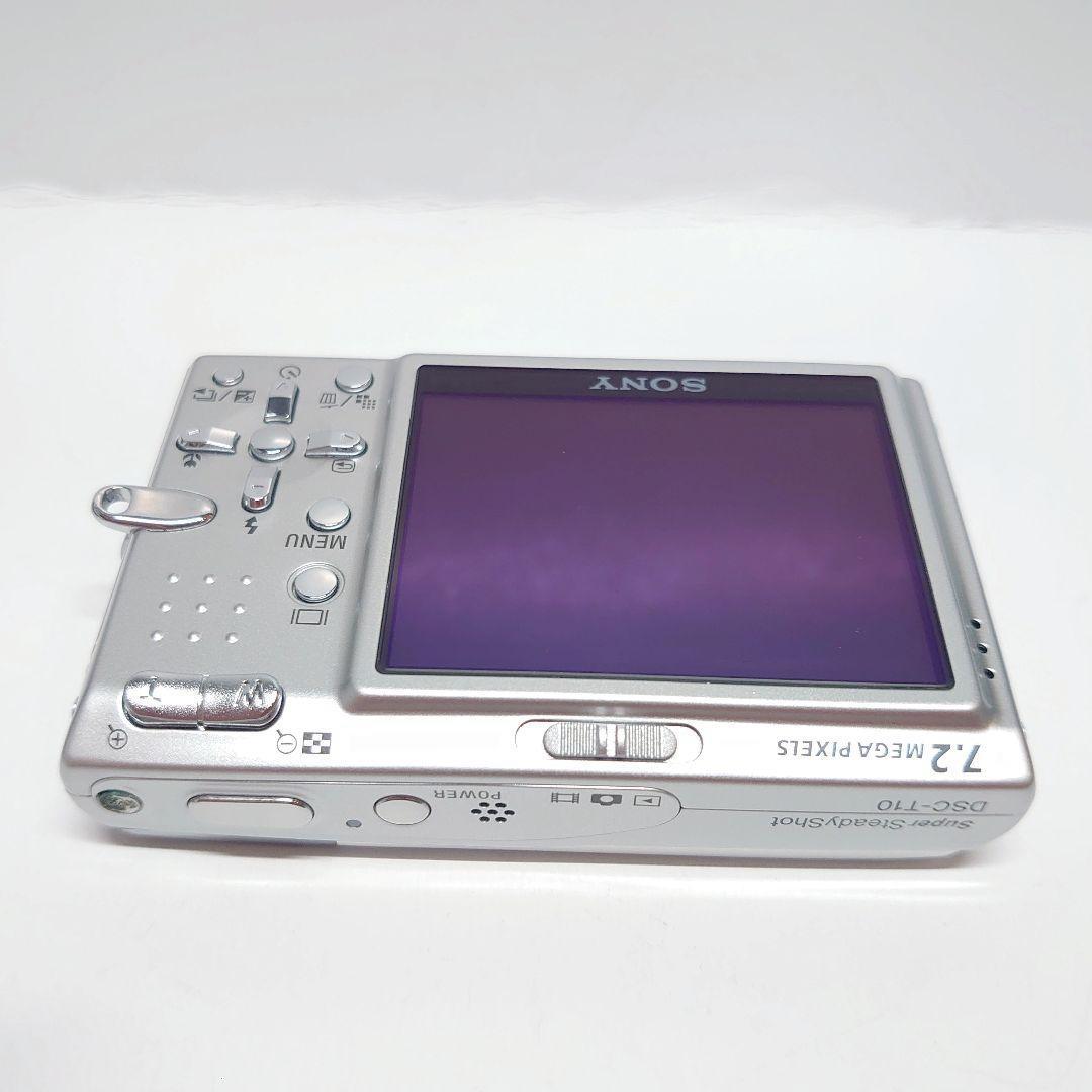 ✨美品✨SONY Cyber-shot DSC-T10 シルバー 充電器付