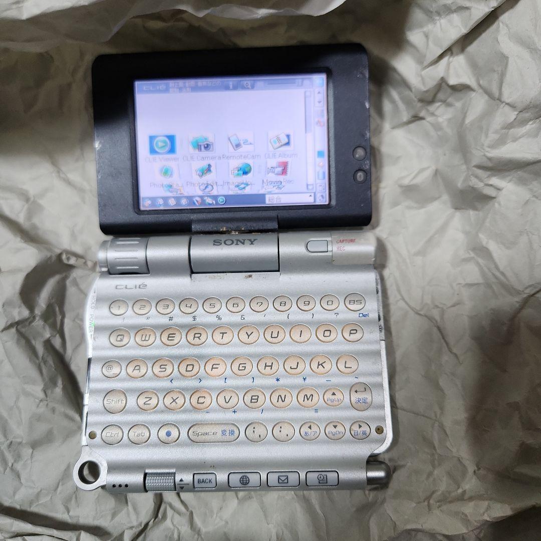 Sony CLIE PEG-UX50通電バッテリー可のみ確認
