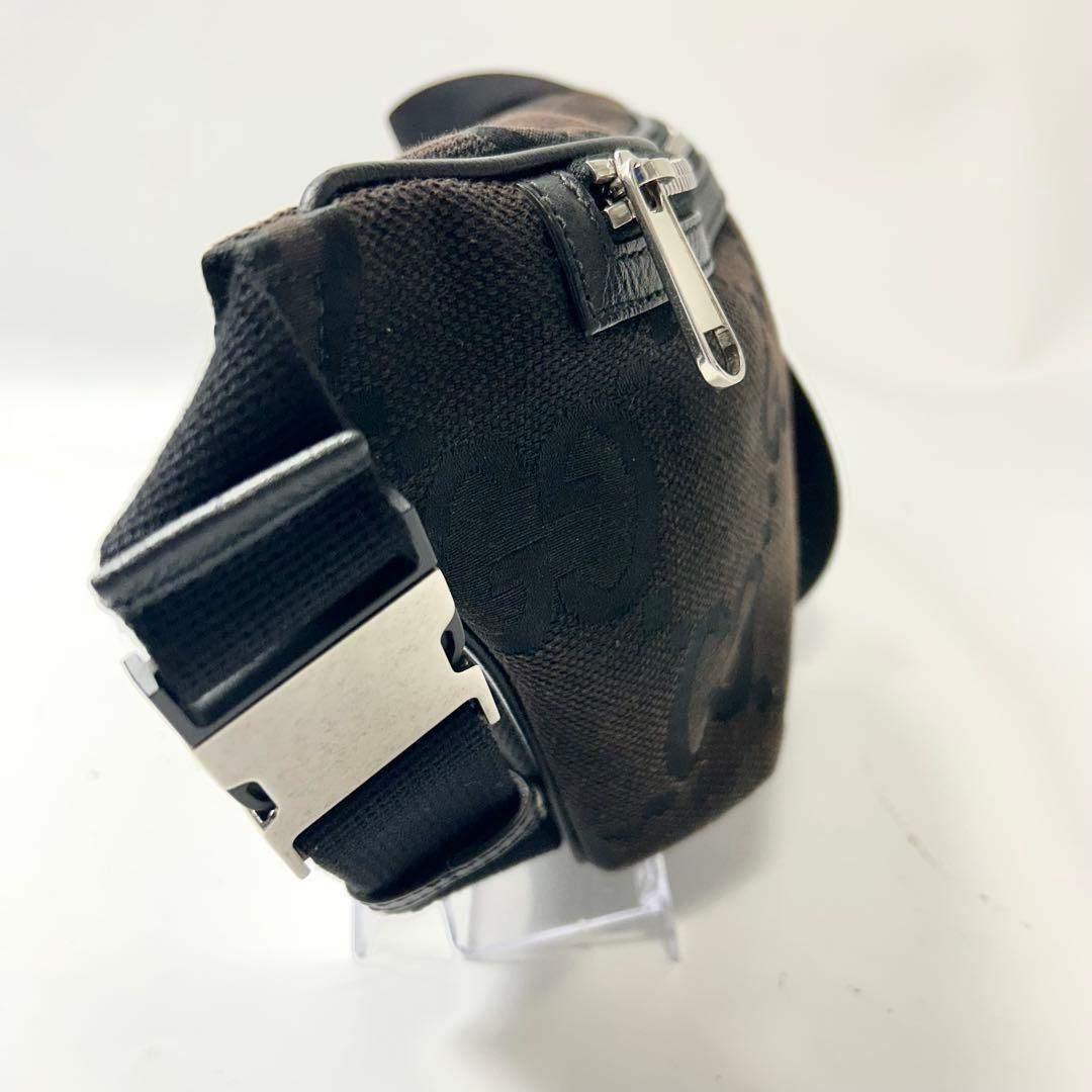 M＆SOUAグッチ　ジャンボGG ウエストバッグ　ボディポーチ　ブラック