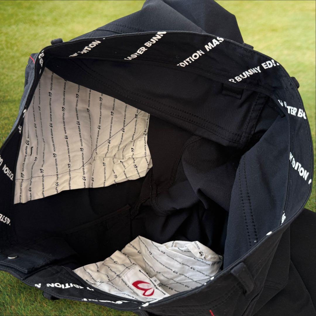 現行モデル　マスターバニー　パンツ　5 L ストレッチ　スリット　黒　色褪せ無し