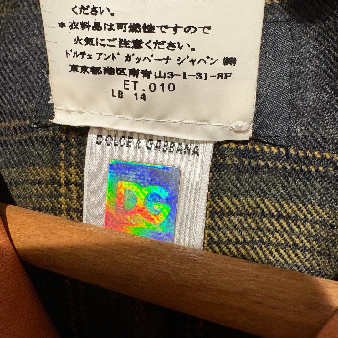 00s DOLCE & GABBANAレザージャケット 46 archive