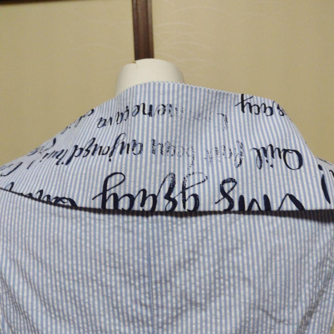 エムズグレイシー　水玉模様ひざ丈ワンピース　ストライプ柄のワンピース　2枚セット