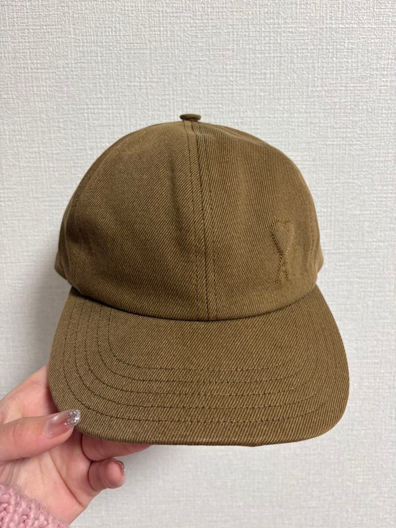 アミパリス　ブラウン コットンキャップ